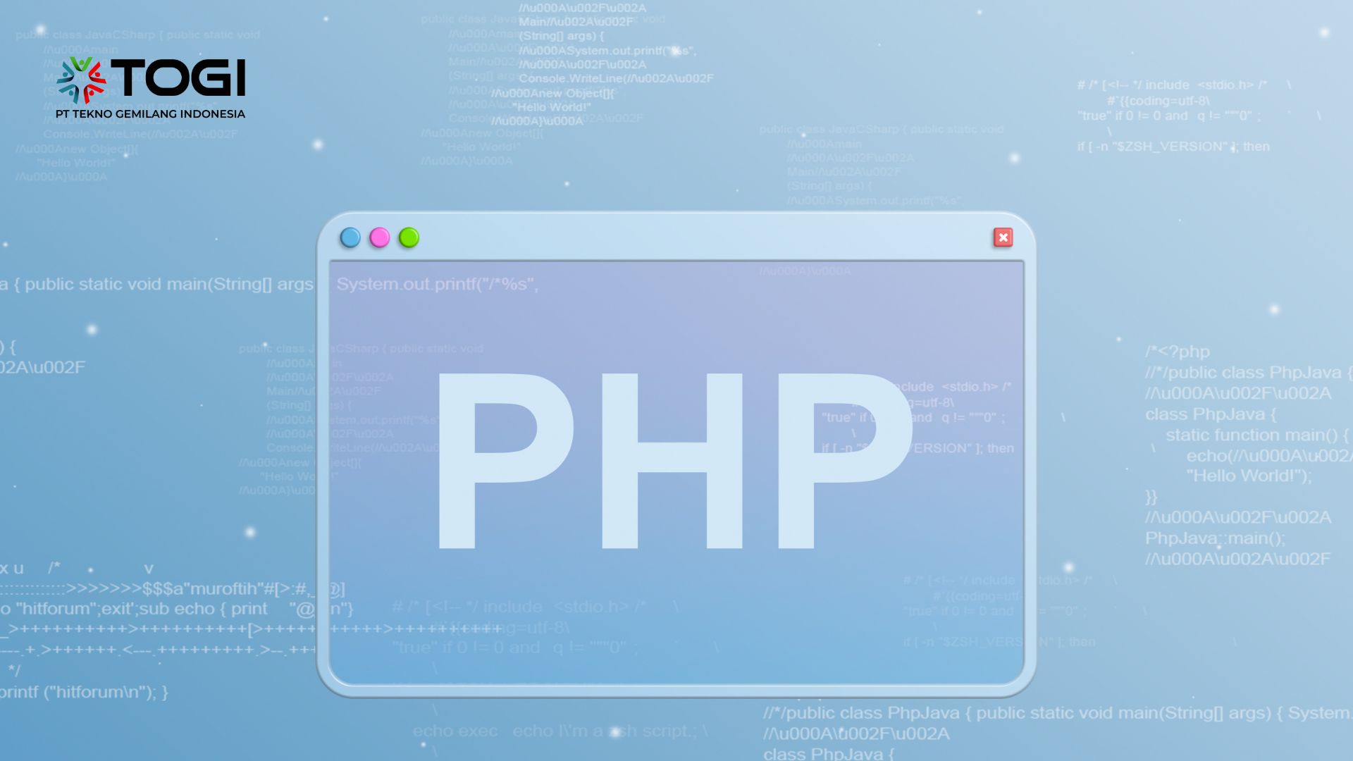 Bahasa Pemrograman PHP